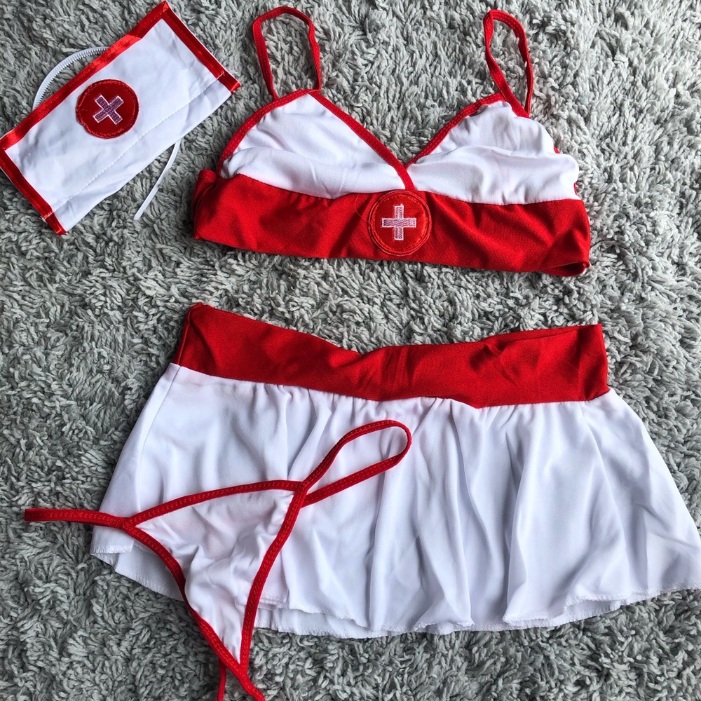 NEW ADOGO lingerie nurse set
